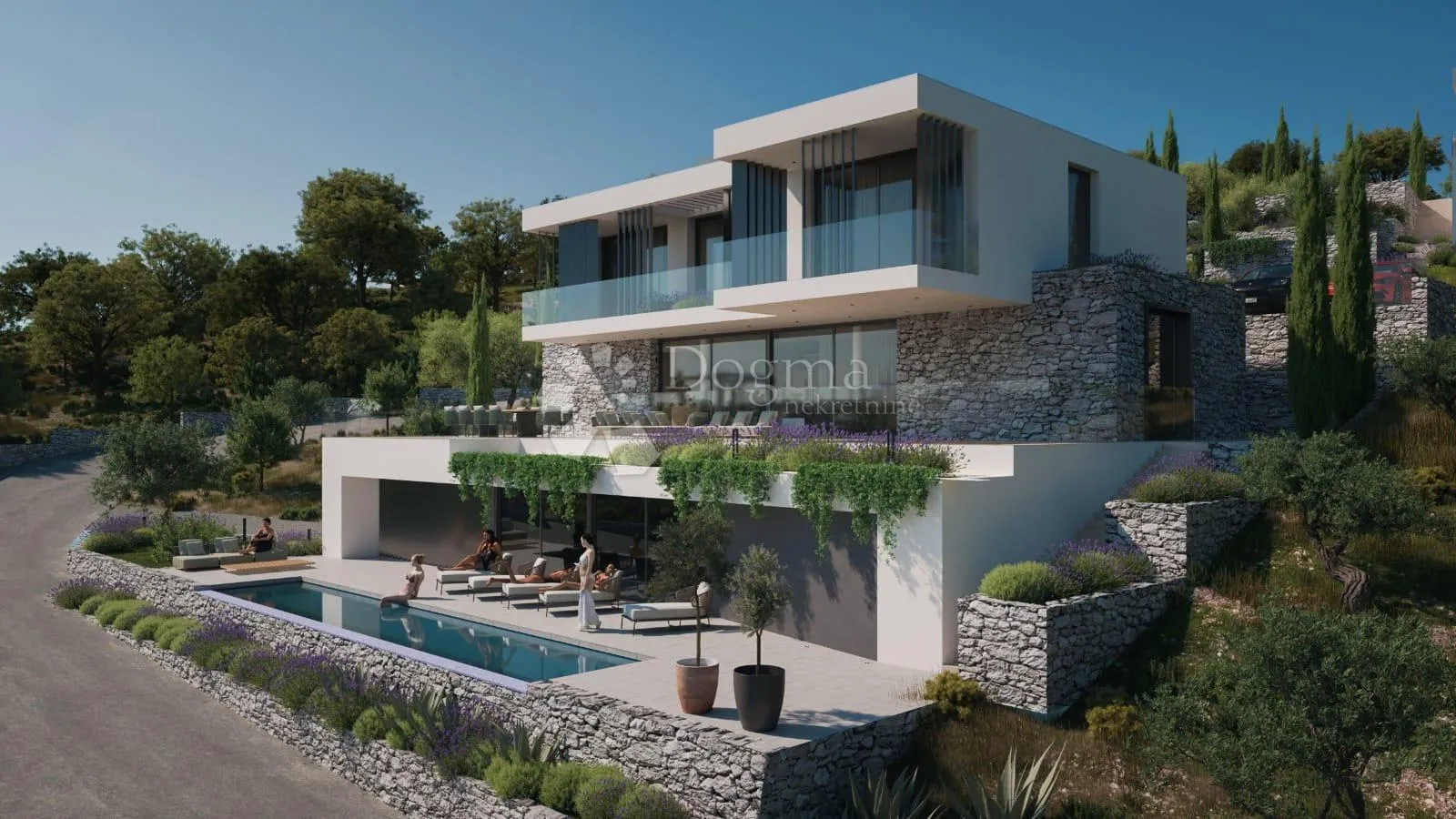 tamo gdje arhitektura postaje tišina – vila iznad jadrana - slika 2