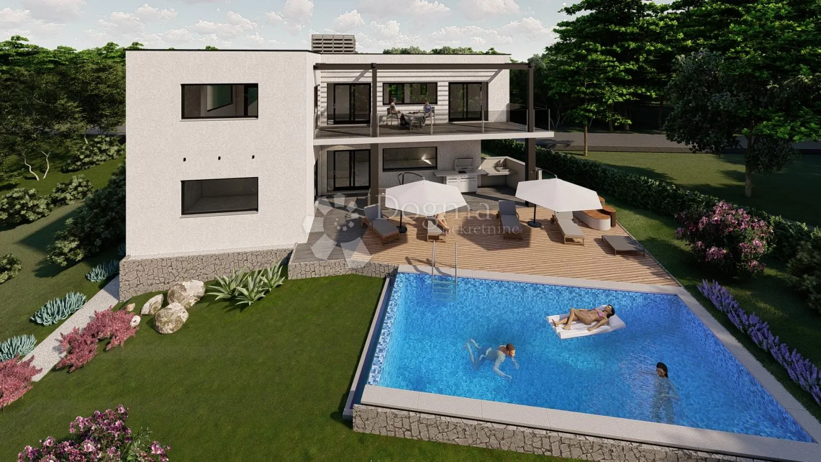 luksuzna villa sa privatnom čarobnom šumom -svetvinčenat - slika 28