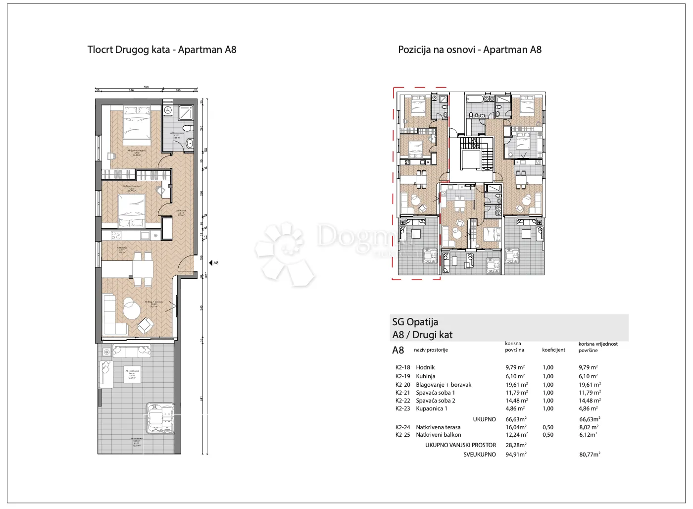 opatija – stan- 2. kat s terasom od 28 m² i pogledom na more - slika 6