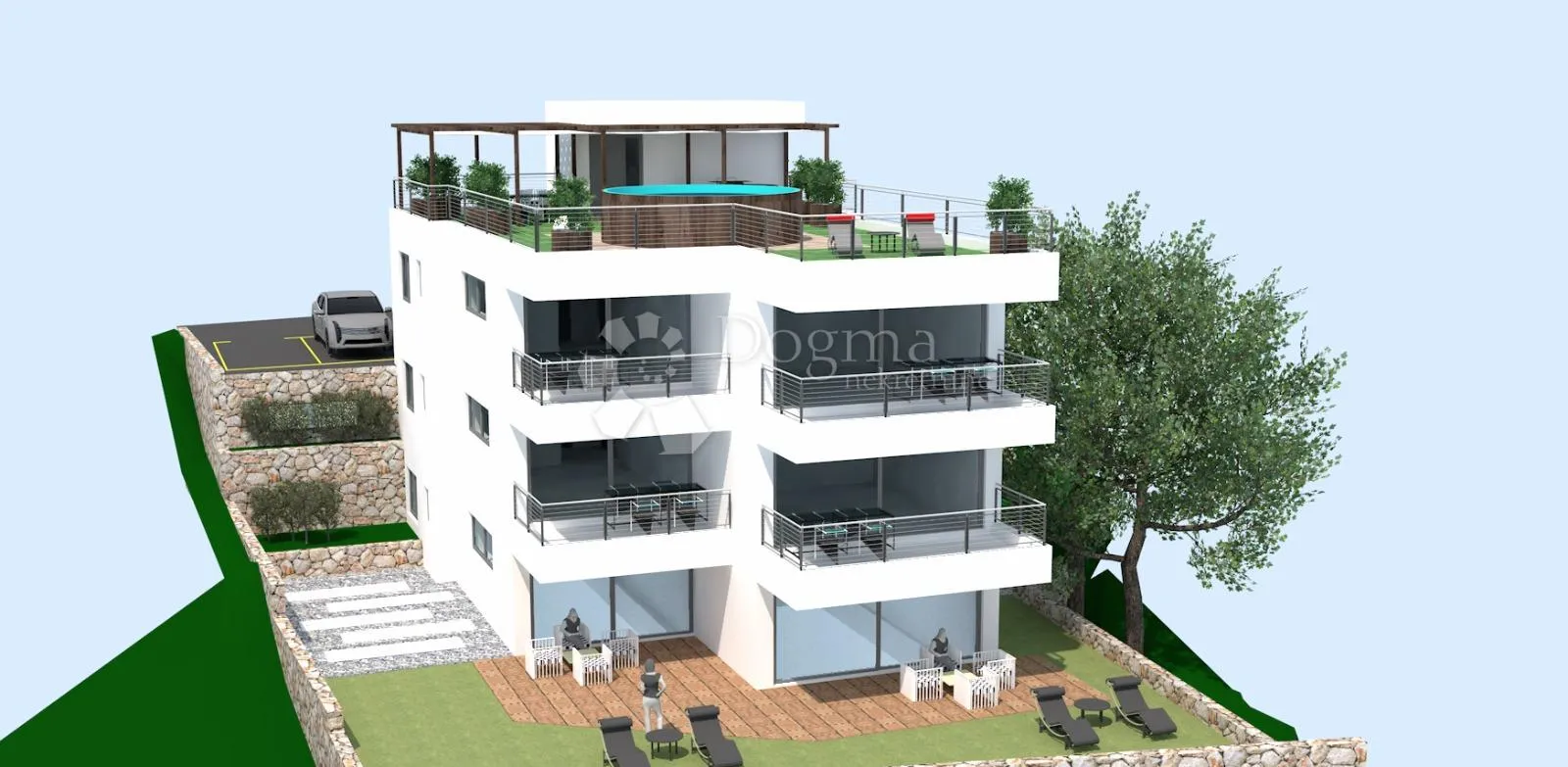 građevinsko zemljište sa gotovim projektom i prijavom početka gradnje. - slika 2