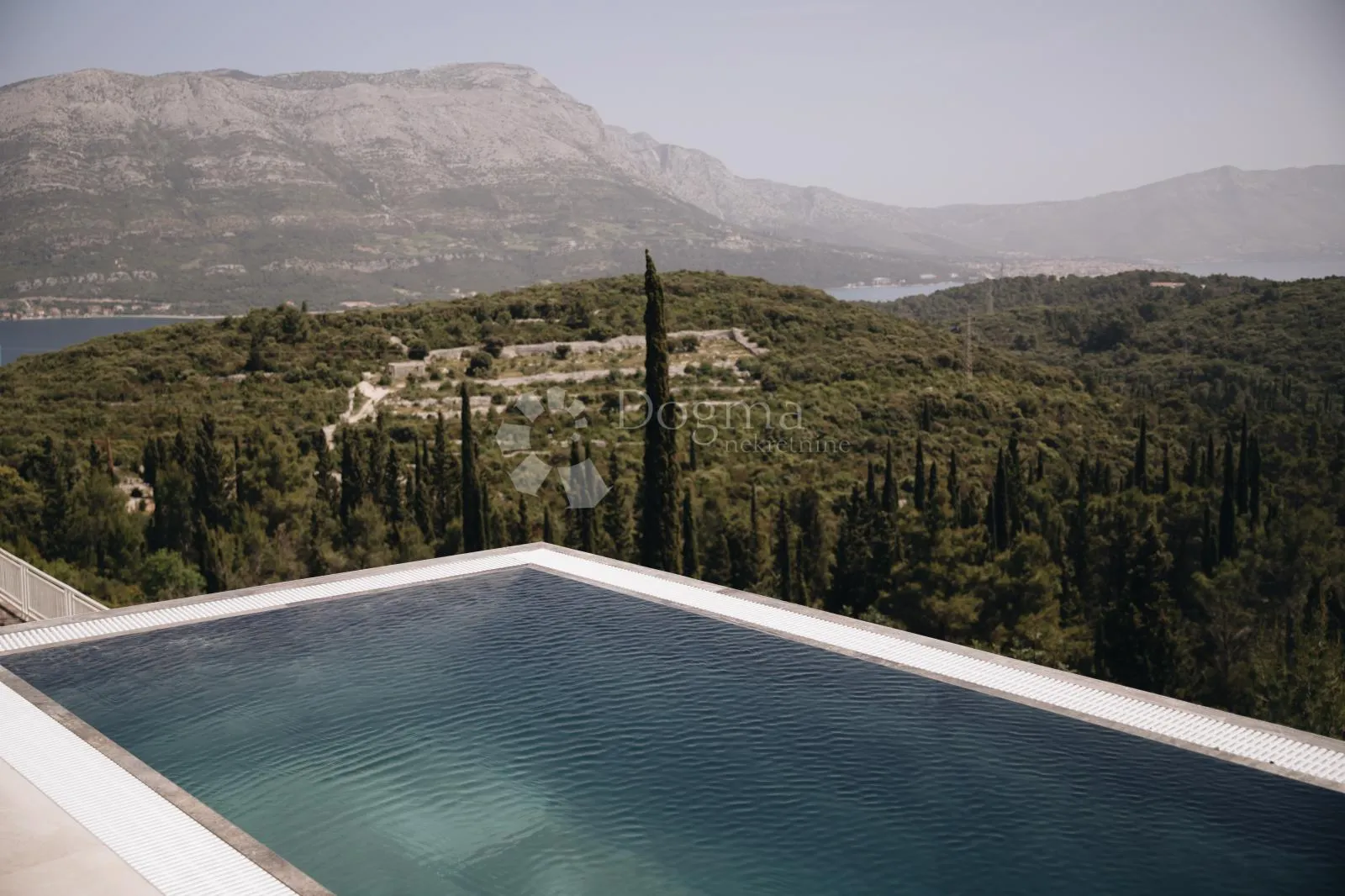 korčula, žrnovo – vila 2, infinity bazen panorama - slika 41