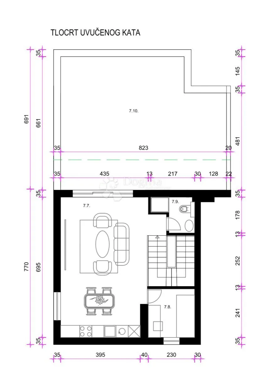 zagreb, sesvete centar, 4s stan u novogradnji, nkp 109 m2 - slika 3