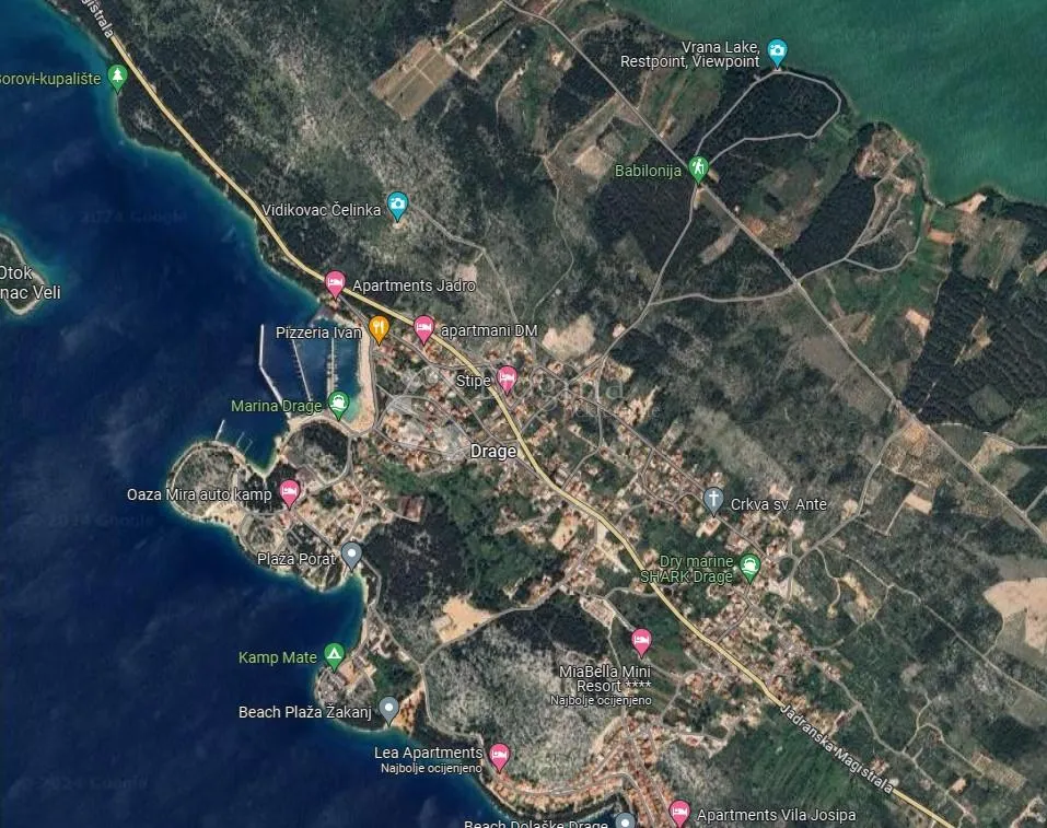 drage (pakoštane) - građevinsko zemljište 428m2 - slika 8
