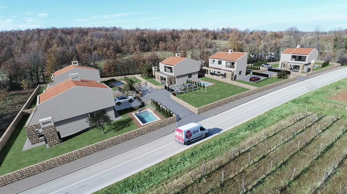 atraktivno zemljište s pogledom na more, barban - slika 9