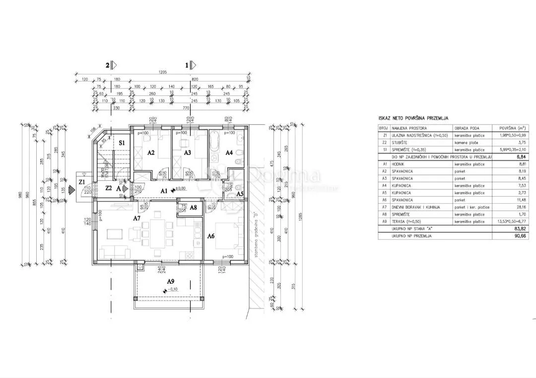 novogradnja loborika - 83.82 m2 - slika 13