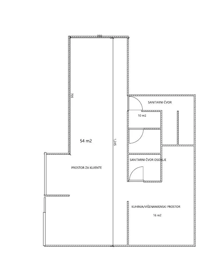 poslovni prostor 80 m² u frekventnoj ulici – bjelovar - slika 6