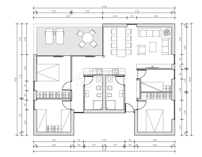karigador, luksuzan trosoban apartman 300 m od mora - slika 45