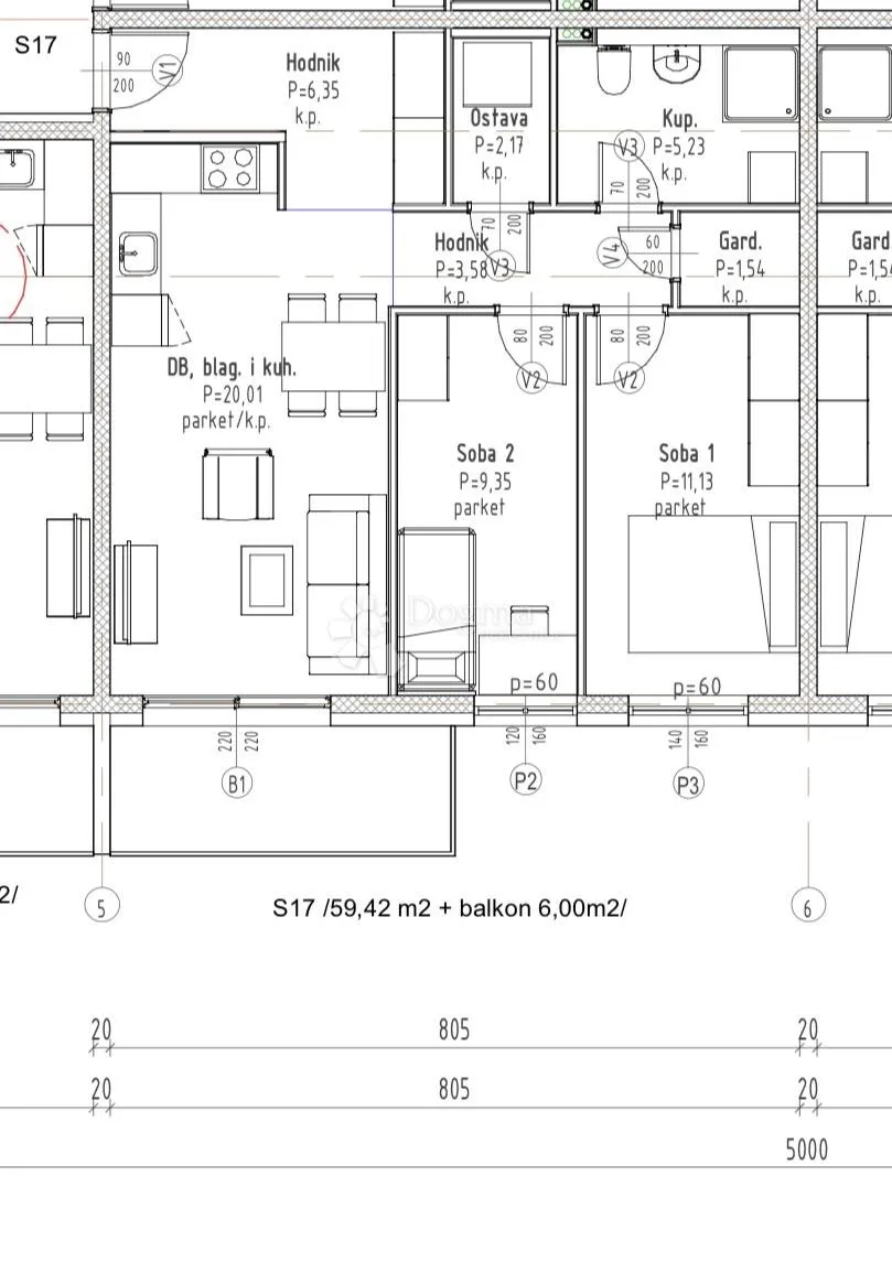 s17-novogradnja - gradići - od 3.000€ po m2 - vl.gor - slika 2