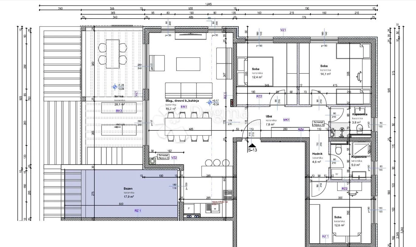 tar, luksuzan penthouse s pogledom na more - slika 3