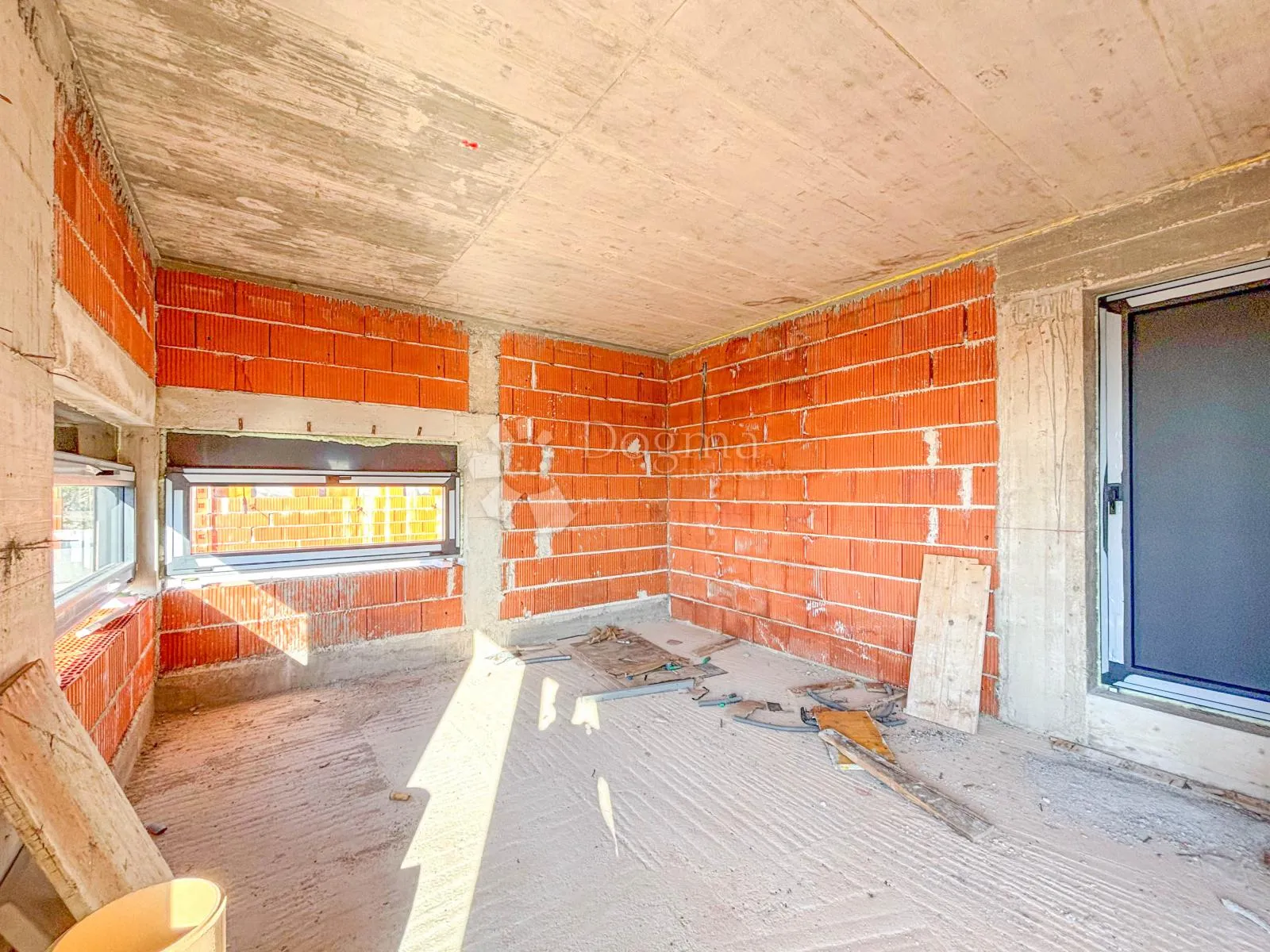kanfanar, luksuzna villa u roh-bau fazi s pogledom na more - slika 21