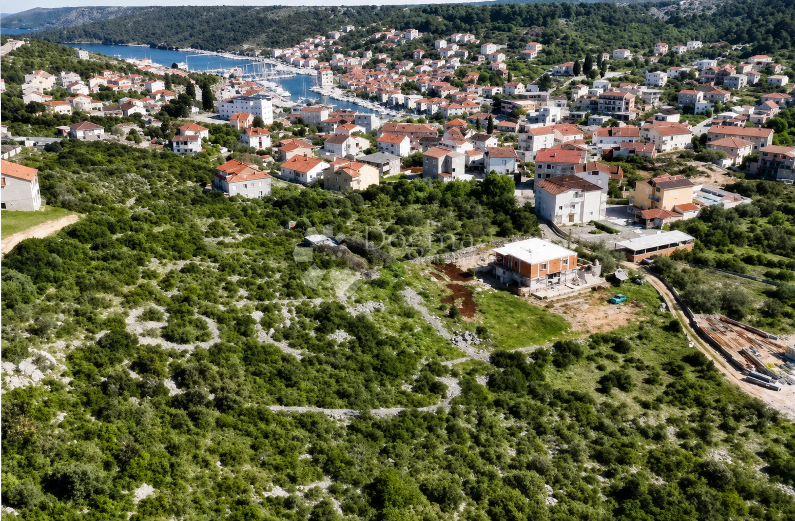građevinsko zemljište s pogledom na more, marina - slika 2