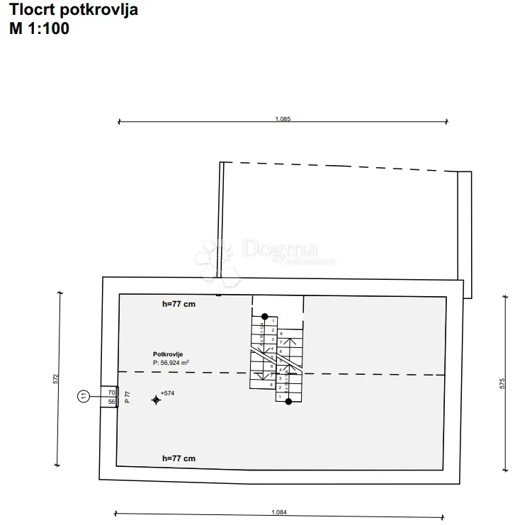 kuća za adaptaciju 85 m od mora, top lokacija - slika 26
