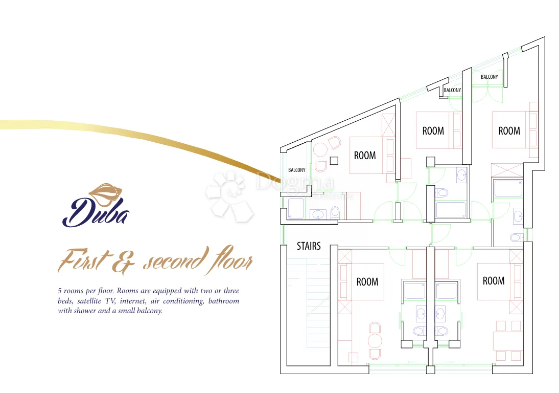 boutique hotel prvi red do mora - slika 23