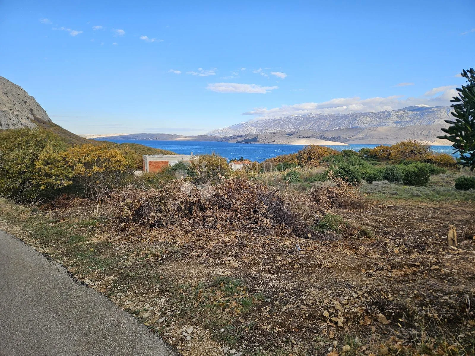 građevinsko zemljište pag – pogled na more, 250 m do plaže - slika 2