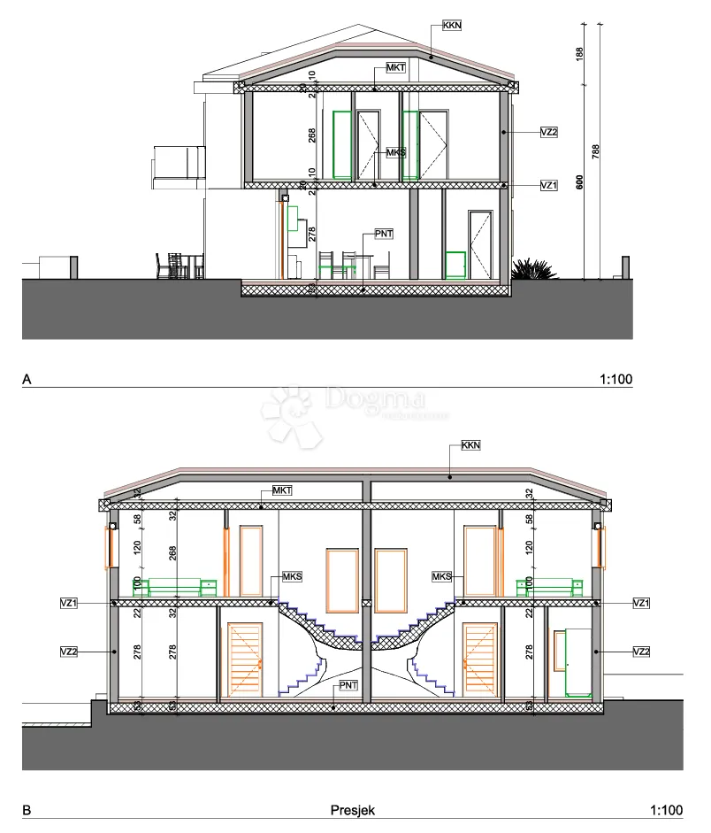 moderna dvojna villa - slika 16