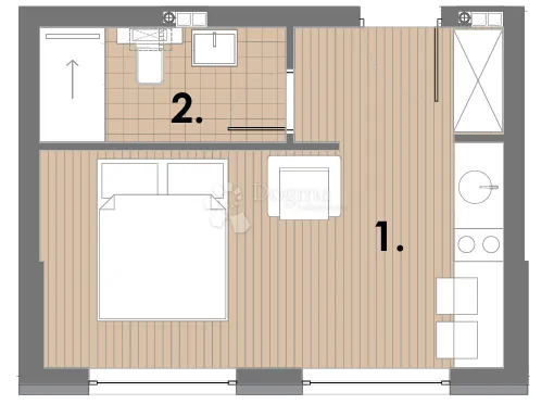 projekt jahorina - zgrada b stan 85 na 4. katu - slika 3