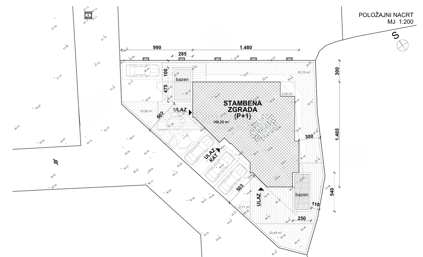 prodaja apartmana a1 – maslenica – 48,61 m² - slika 6