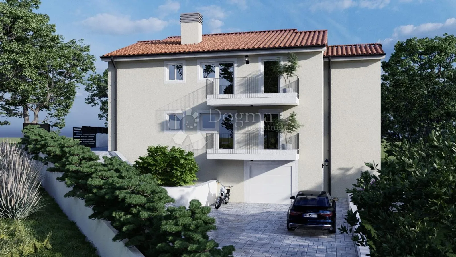 čavle - stan u roh-bau fazi/ 172,98 m2 - slika 7