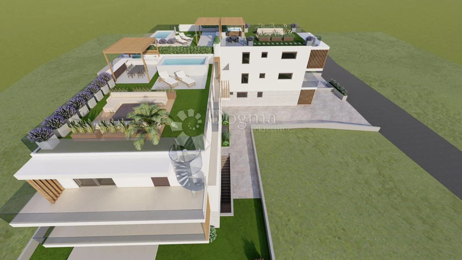 trosoban stan na 1. katu, prostrani balkon, parkirno mjesto u cijeni, 50 m od mora – vodice - slika 13