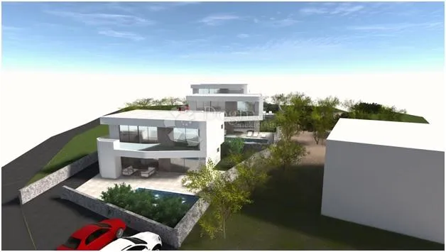 građevinsko zemljište s projektom u vinišću (trogir) - slika 4