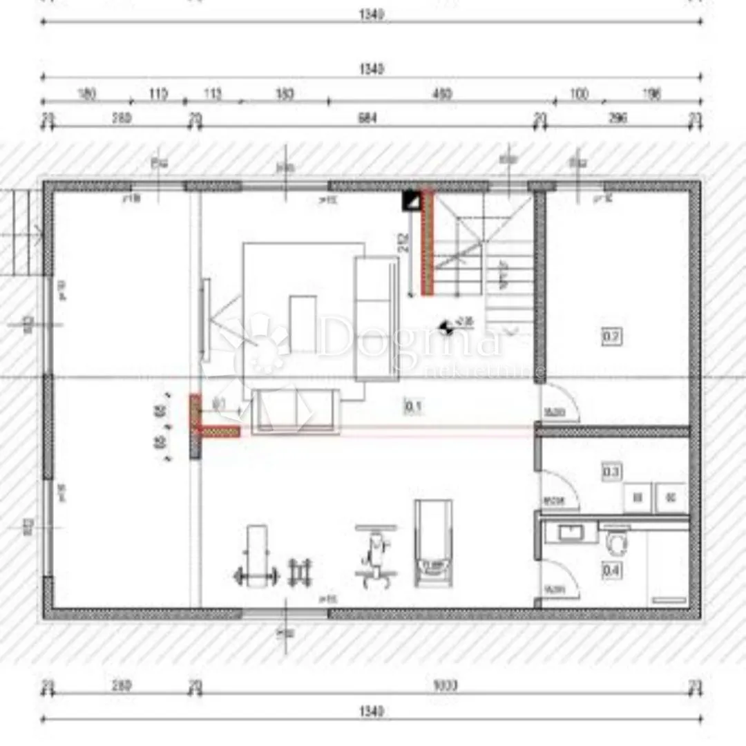 villa sa bazenom i teniskim terenom, podstrana - slika 24