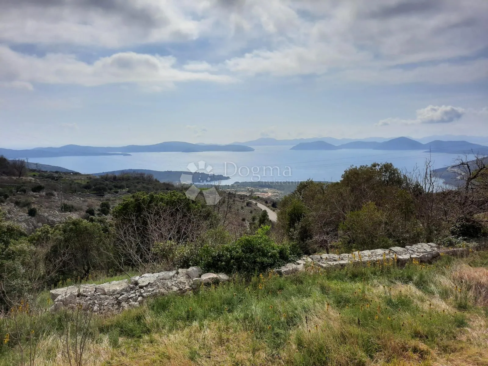 poljoprivredno zemljište - trnova/slano - panoramski pogled na more - slika 4