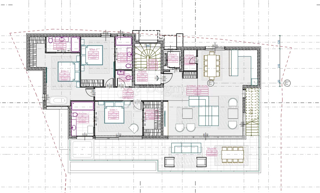 opatija luksuzni penthouse sa bazenom - slika 26