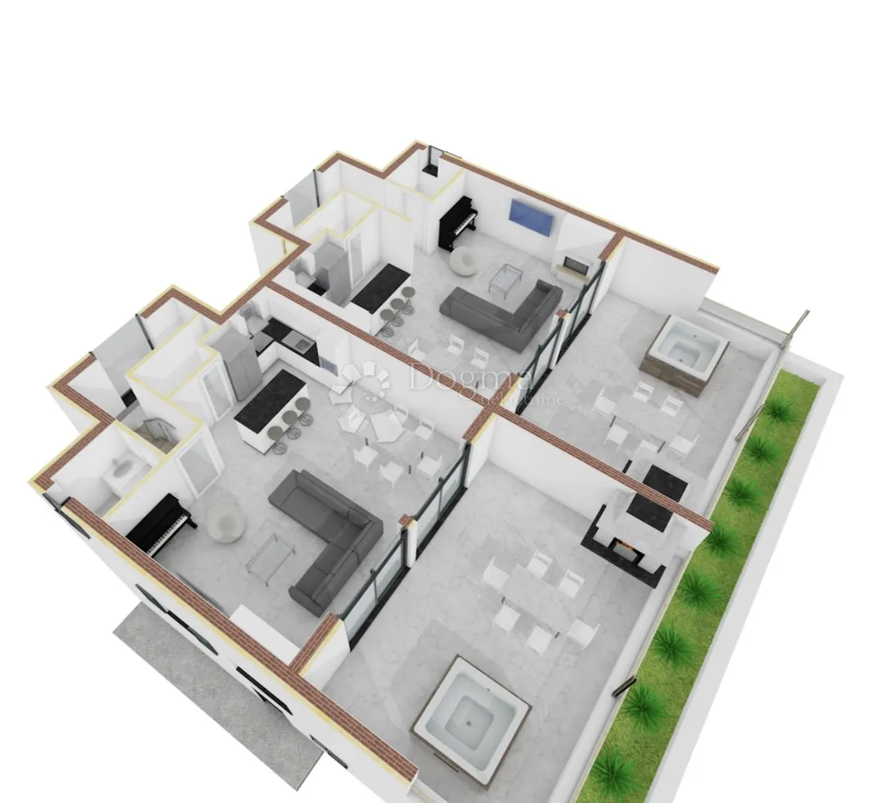 šibenik, luksuzni dvoetažni stan u novogradnji s4, 166 m2 - slika 13