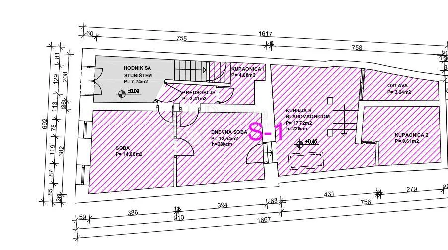 apartman 68m2 u centru crikvenice - slika 15