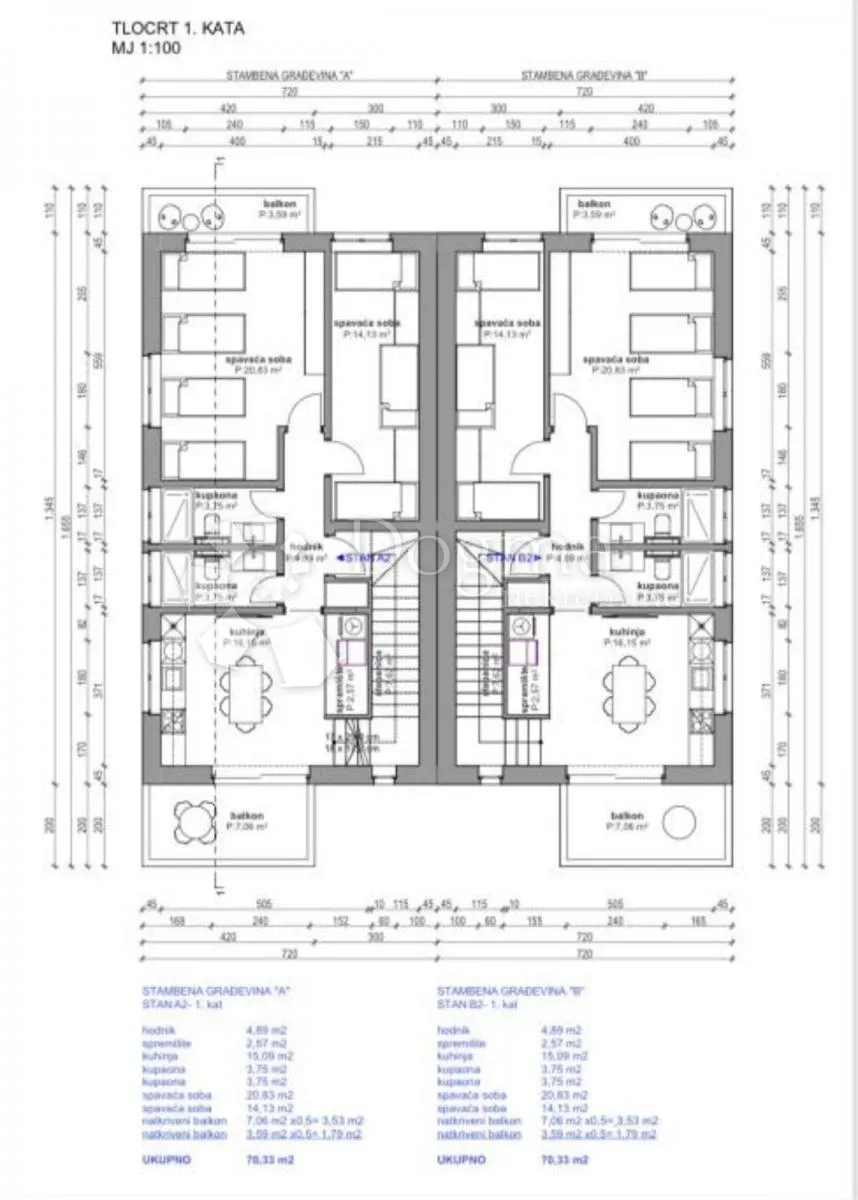 zemljište sa projektom i građevinskom dozvolom - slika 17