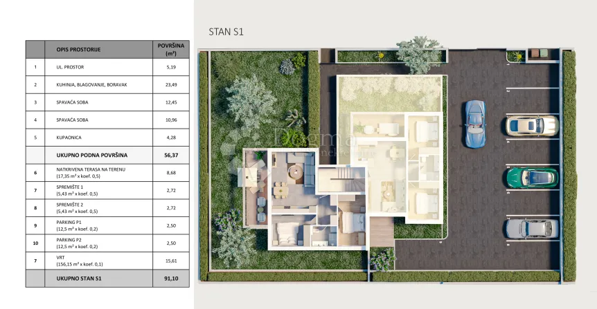 novogradnja mediteranskog stila sa impresivnim pogledom - slika 4
