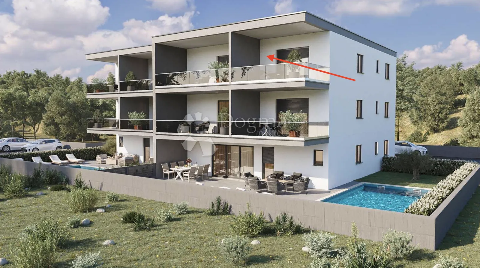novigrad – moderni stan 78 m², 2 spavaće sobe, terasa, parking, blizina plaže - slika 7