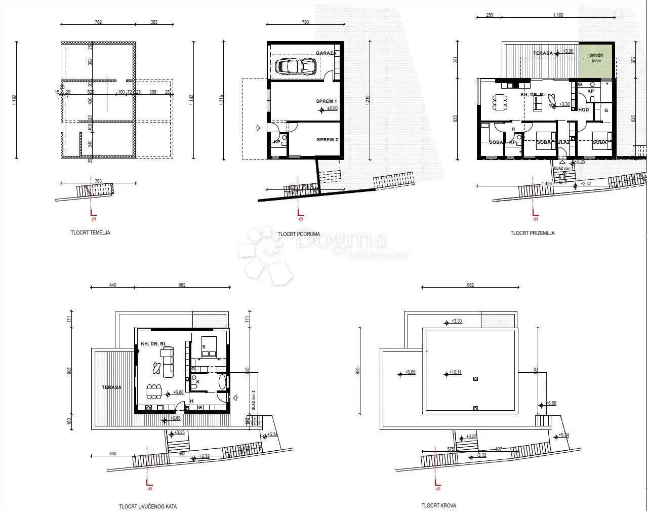 građevinsko zemljište s projektom i dozvolom, črnomerec, 1640m2 - slika 4