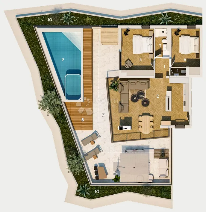 dvosoban penthouse - slika 3