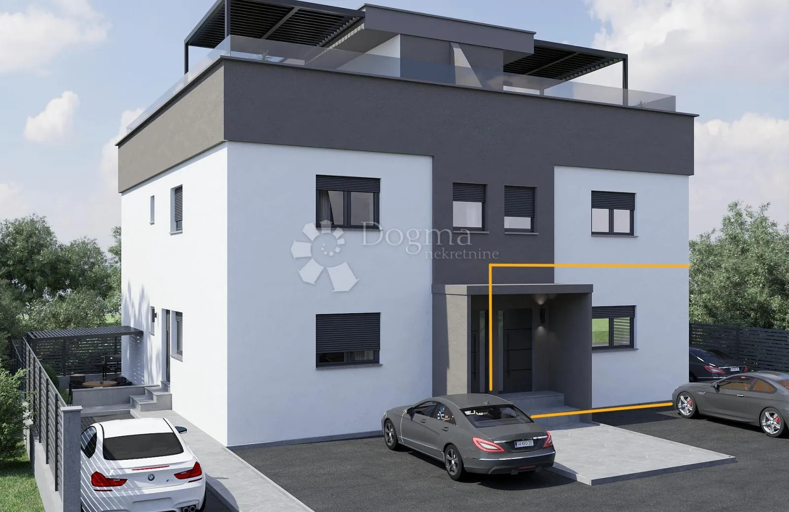 prizemni apartman s dvorištem, 350 m od mora - slika 2