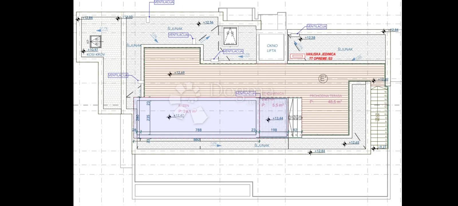 opatija luksuzni penthouse sa bazenom - slika 27