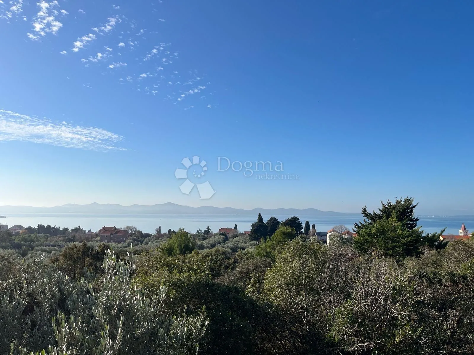 diklo, zadar- građ.zemljište -1400 m² panoramski pogled na more - slika 2
