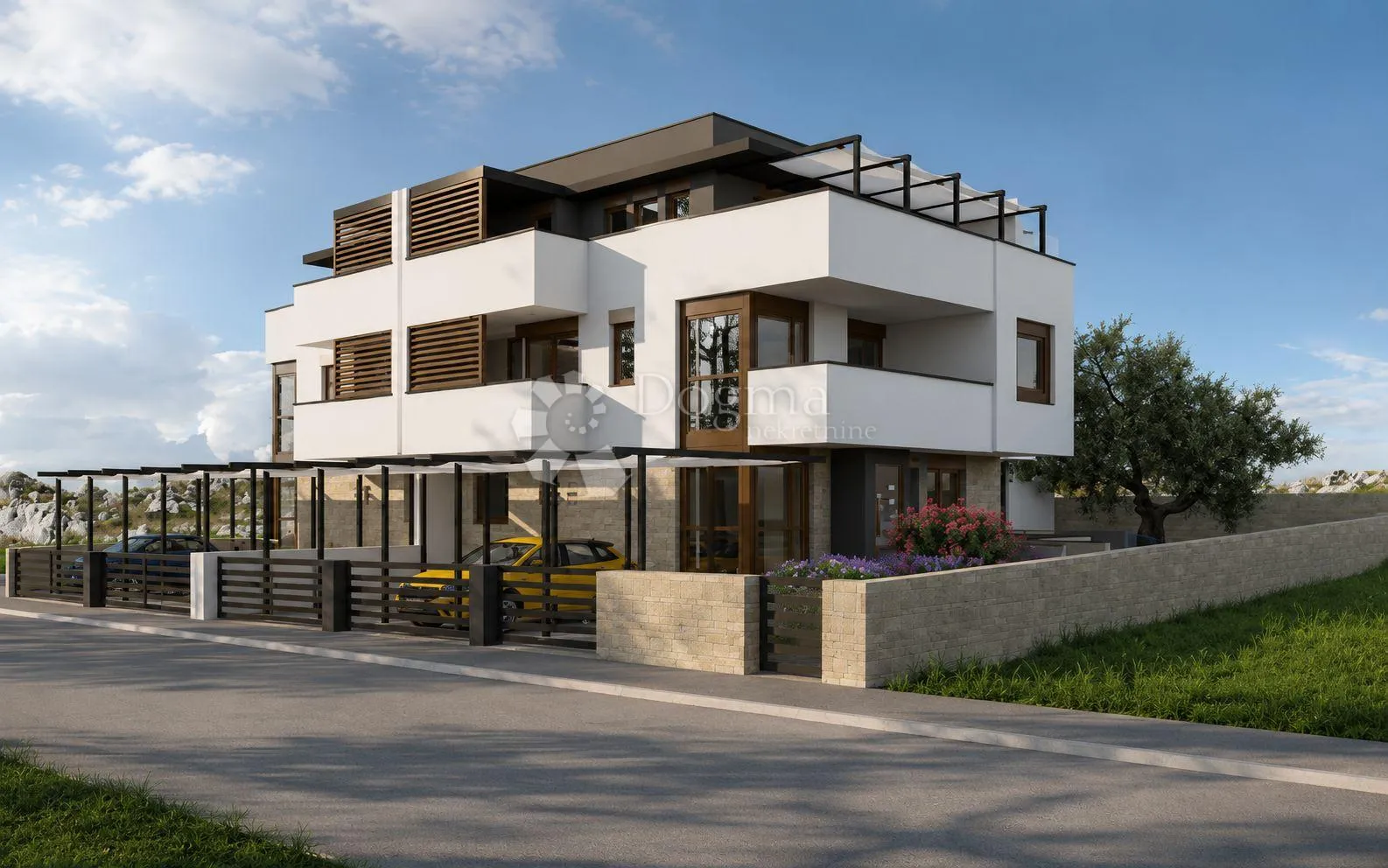 PAG, građevinsko zemljište s dozvolom, PRILIKA - Košljun, Pag