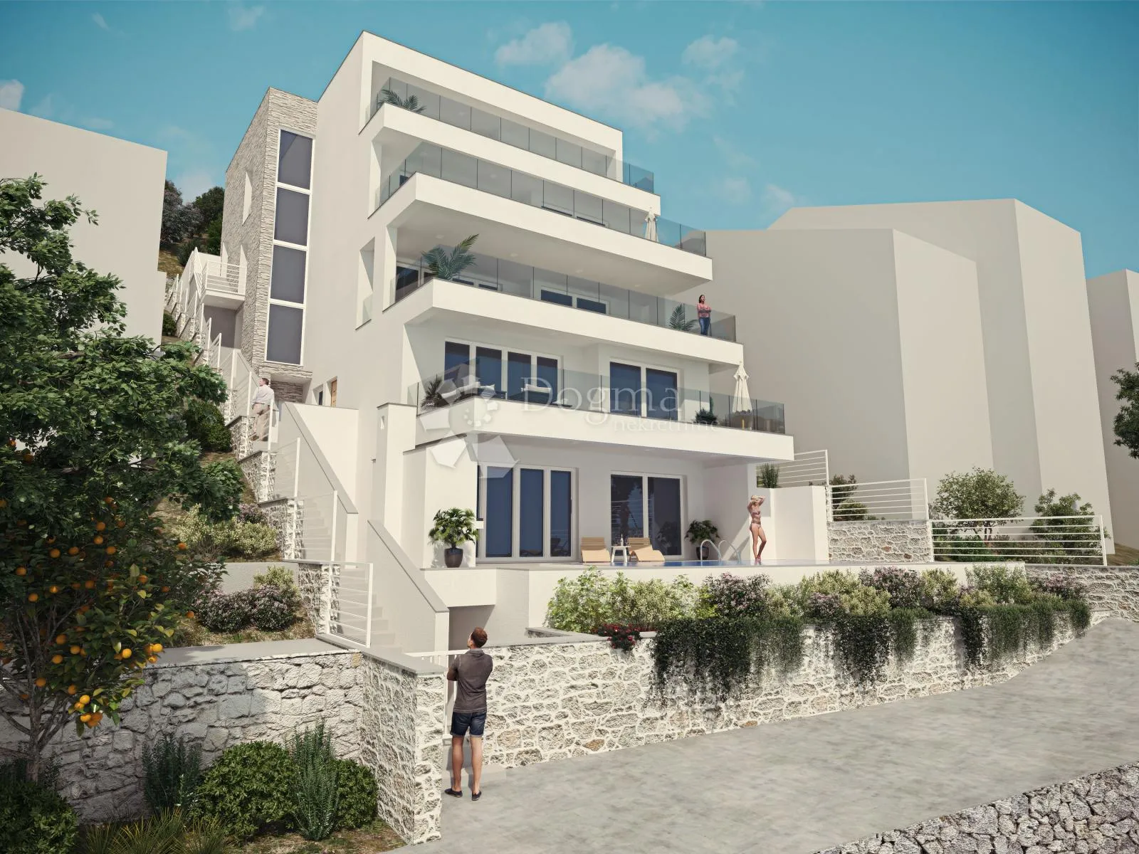 primošten- penthouse prvi red do mora! - slika 4