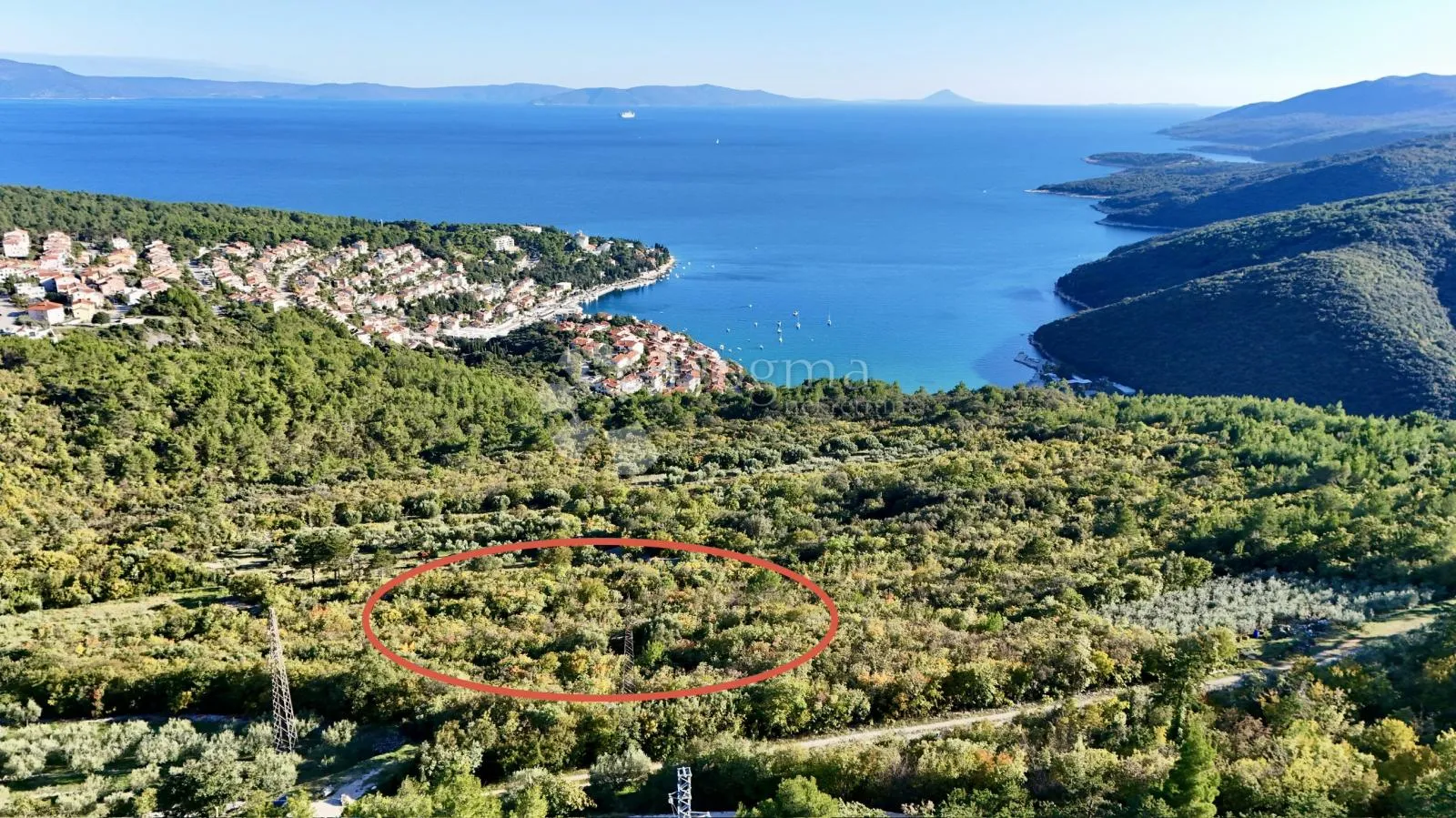 rabac,samo u ponudi naše agencije, poljoprivredno zemljište sa pogledom na more - slika 4