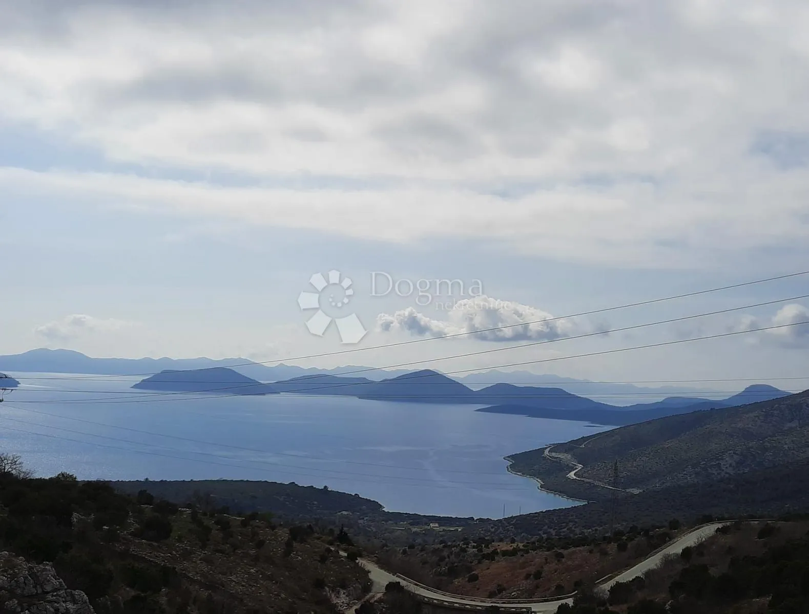 poljoprivredno zemljište - trnova/slano - panoramski pogled na more - slika 2