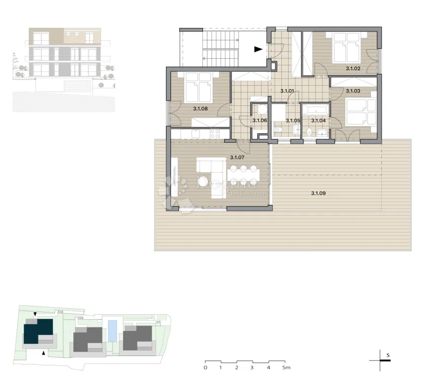 ražanj- ekskluzivni penthouse s top pogledom - slika 4