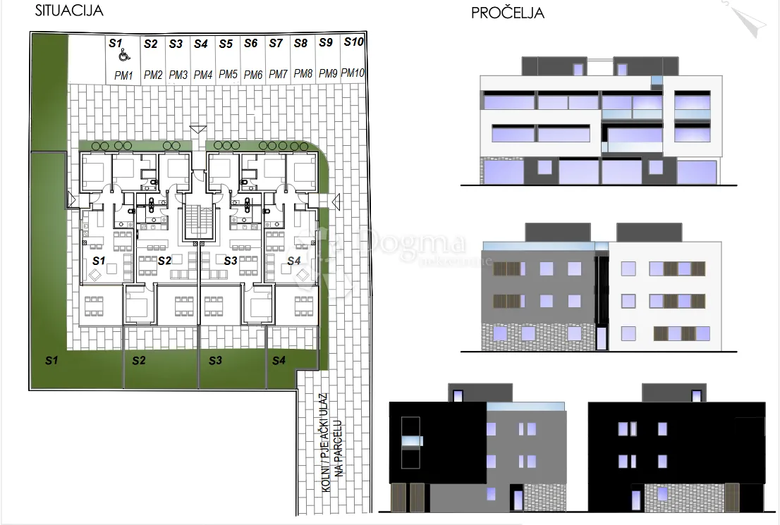 novogradnja privlaka s3 - prizemlje, 120m od mora - slika 9