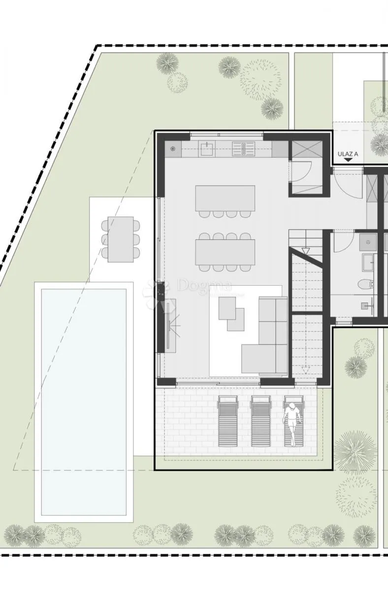duplex vila - a (roh-bau) - slika 4