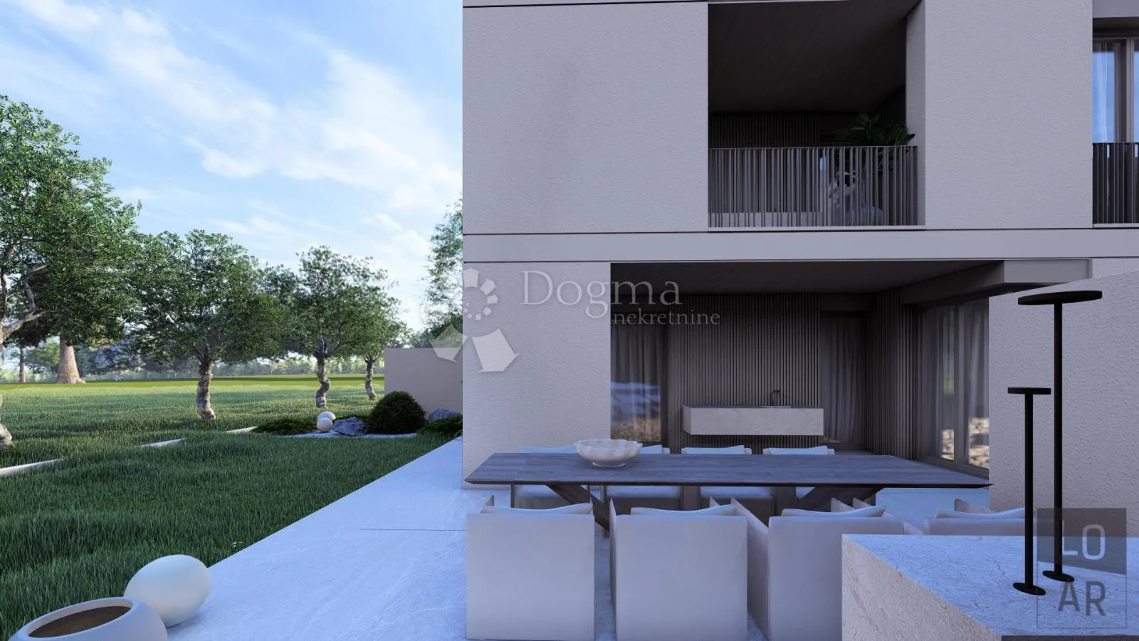 stan s pogledom na more, terasa 20 m², 2 parkinga - slika 27