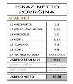 novogradnja pula centar - 59 m2, 3. kat (s301) - slika 2