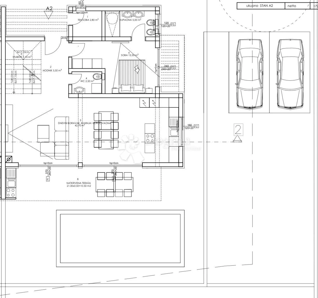 ekskluzivno! luksuzna duplex vila s bazenom i pogledom na more! - slika 14