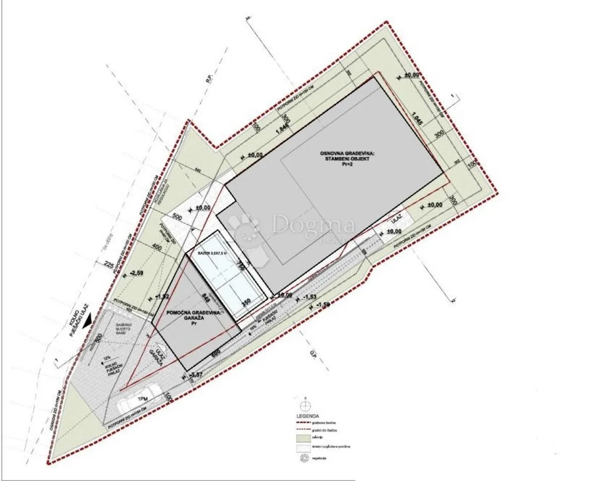 građevinsko zemljište sa pogledom na more, šmrika, 640m2 - slika 10