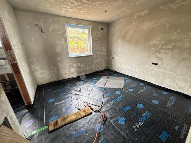 novogradnja ičići – roh bau, pogled na more - slika 5