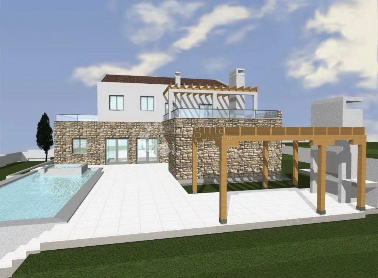 građevinsko zemljište s projektom i građevinskom dozvolom za vilu - slika 9